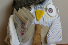 N° 38 : Cale-porte "Hibou Sherlock Holmes"