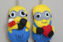 N° 8 : Porte-clefs "Les Minions amoureux"