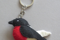 N° 16 : Porte-clefs "Rouge gorge"