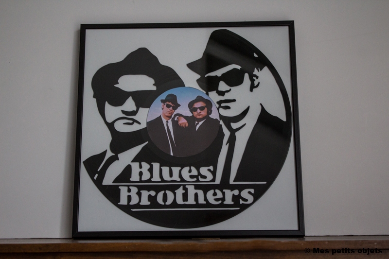 Blues Brothers sous cadre 30 x 30