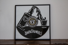 Jack Daniel's 3 sous cadre 30x30